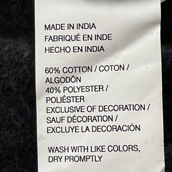 GH Bass 1/4 Zip Pullover Sweater Men’s 2XL Quilt Yoke Fleece Lined Black - Picture 8 of 10